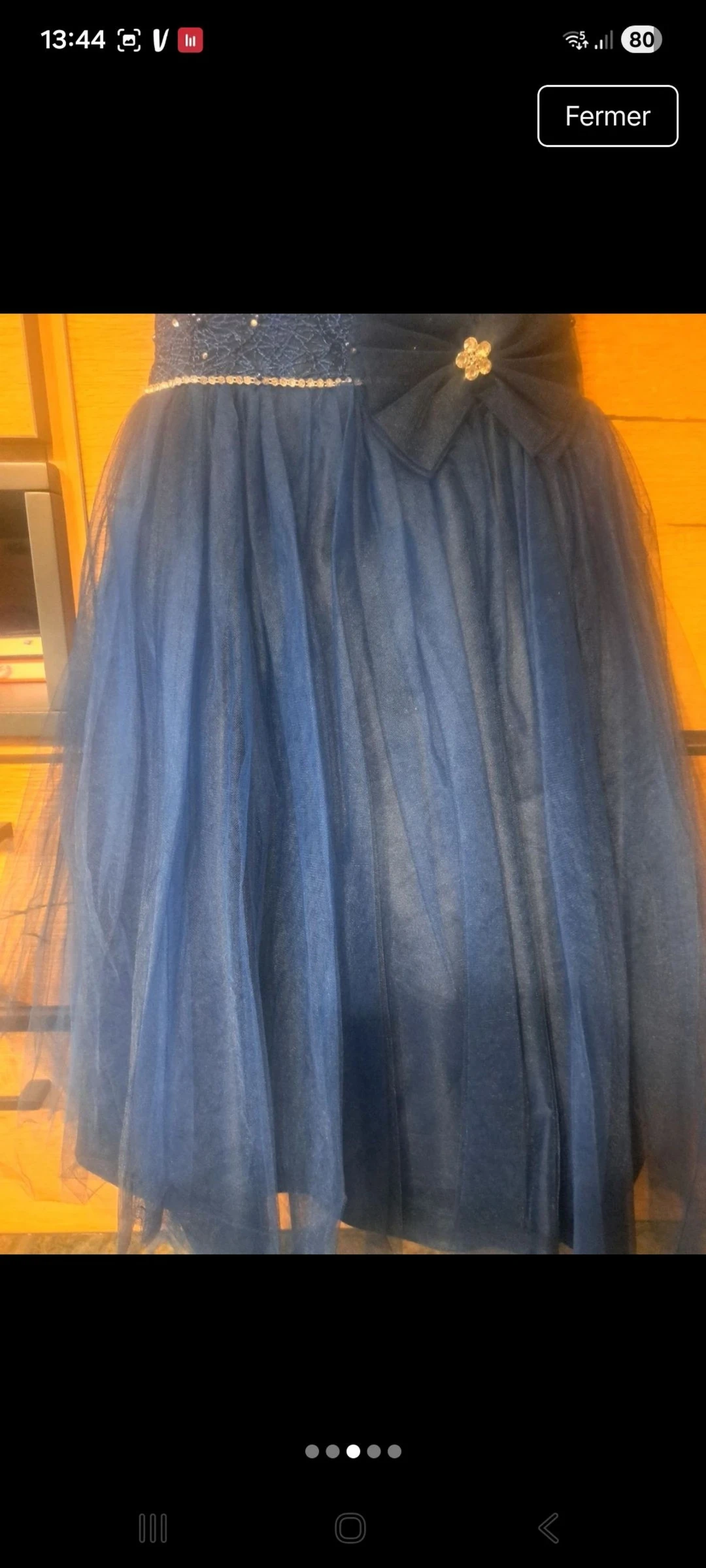 Magnificent 8-year-old ceremony dress – photo 3